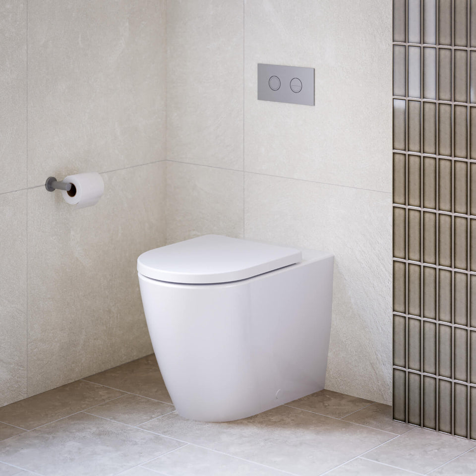 Caroma Urbane II Cleanflush Wall Faced Invisi Series II Toilet Suite