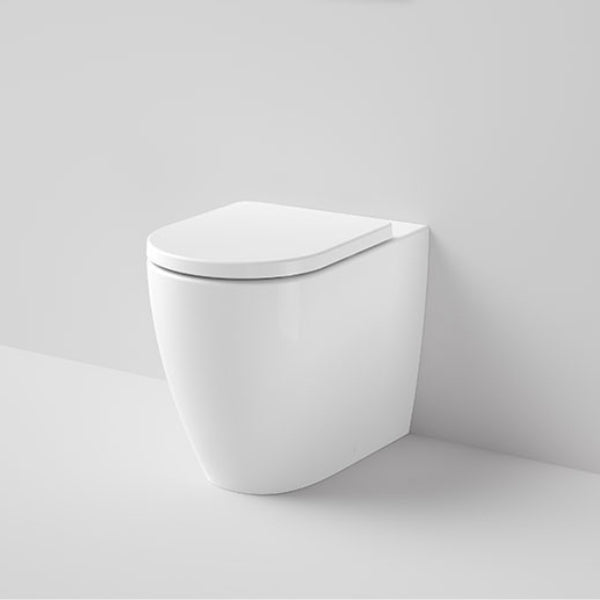 Caroma Urbane II Cleanflush Wall Faced Toilet Pan + Seat 843245W/S - The Blue Space