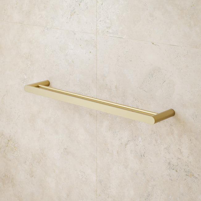 Caroma Urbane II Double Towel Rail 625 mm Brushed Brass  | The Blue Space