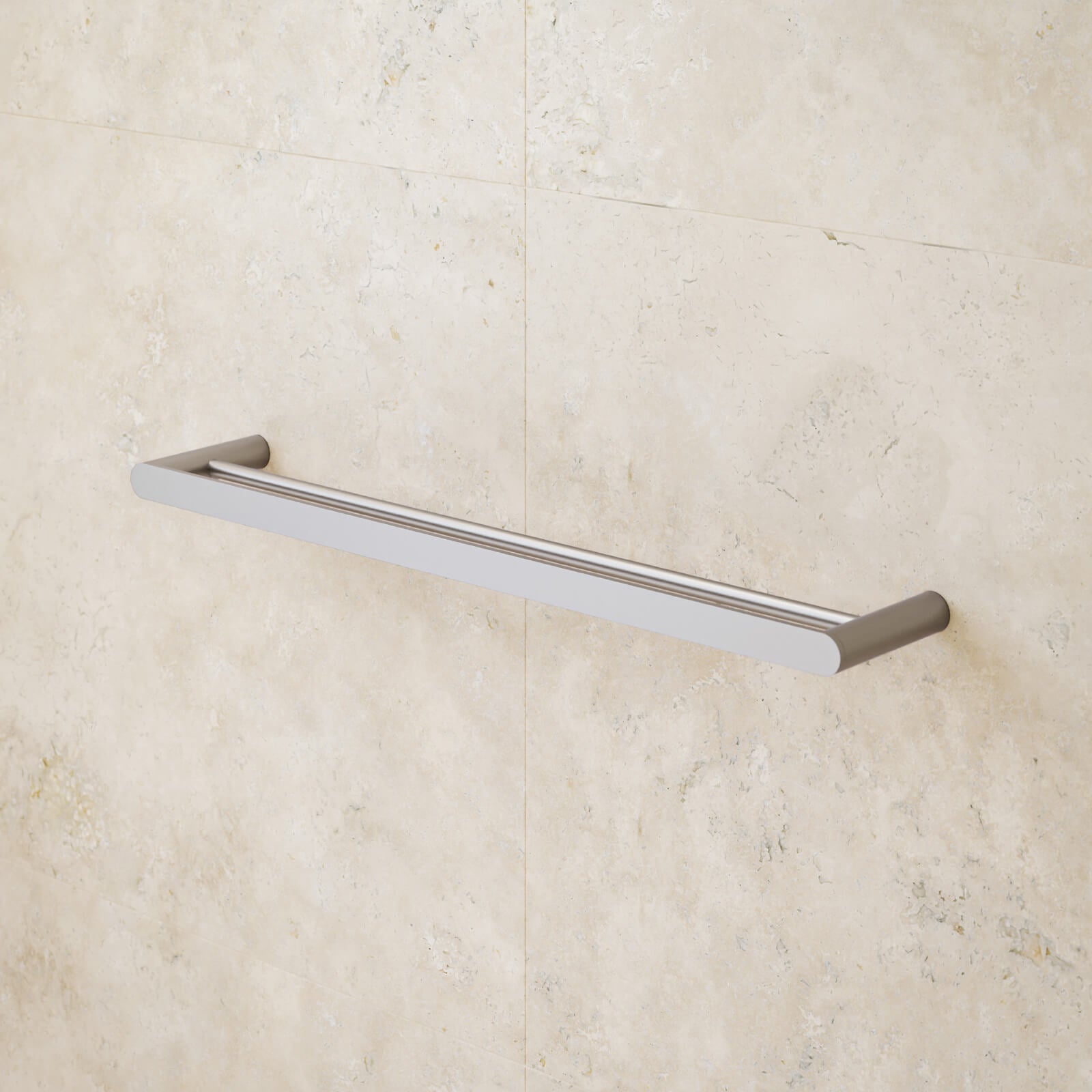 Caroma Urbane II Double Towel Rail 625 mm Brushed Nickel  | The Blue Space