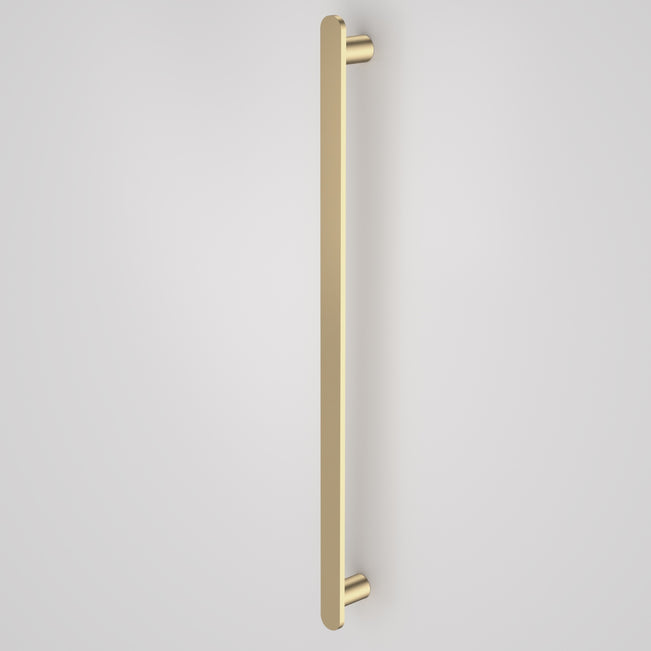 Caroma Urbane II Heated Towel Rail - Vertical - Brushed Brass 11202085BB - The Blue Space