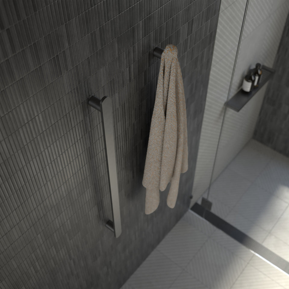 Caroma Urbane II Heated Towel Rail Vertical - Gunmetal