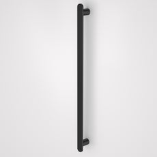 Caroma Urbane II Heated Towel Rail - Vertical - Matte Black 11202085B - The Blue Space