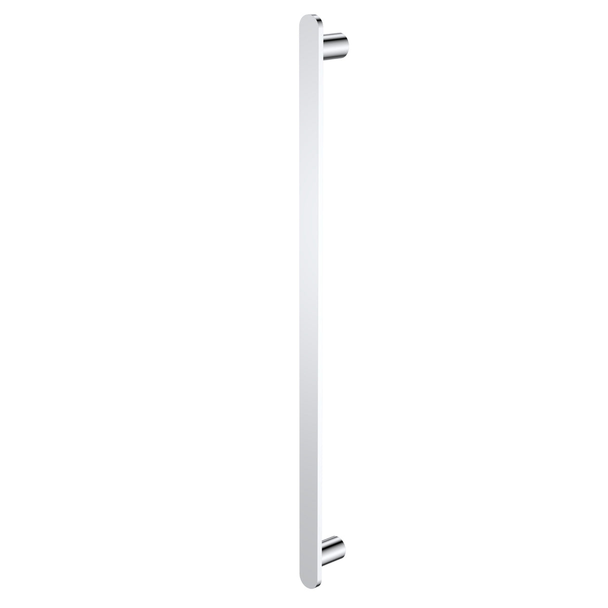 Angle Caroma Urbane II Heated Towel Rail - Vertical - Polished Stainless Steel 11202085PSS - The Blue Space