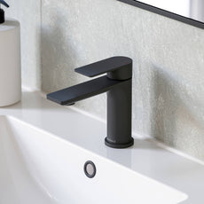 Caroma Urbane II Lead Free Basin Mixer Matte Black 98608B6AF  | The Blue Space