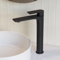 Caroma Urbane II Lead Free Tower Basin Mixer Matte Black  | The Blue Space