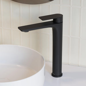 Caroma Urbane II Lead Free Tower Basin Mixer Matte Black