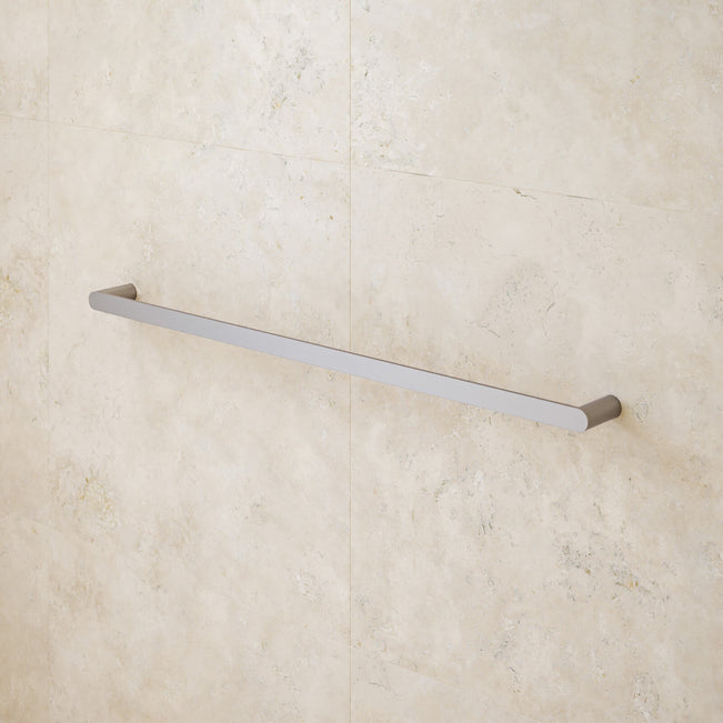 Caroma Urbane II Single Towel Rail 825mm Brushed Nickel  | The Blue Space