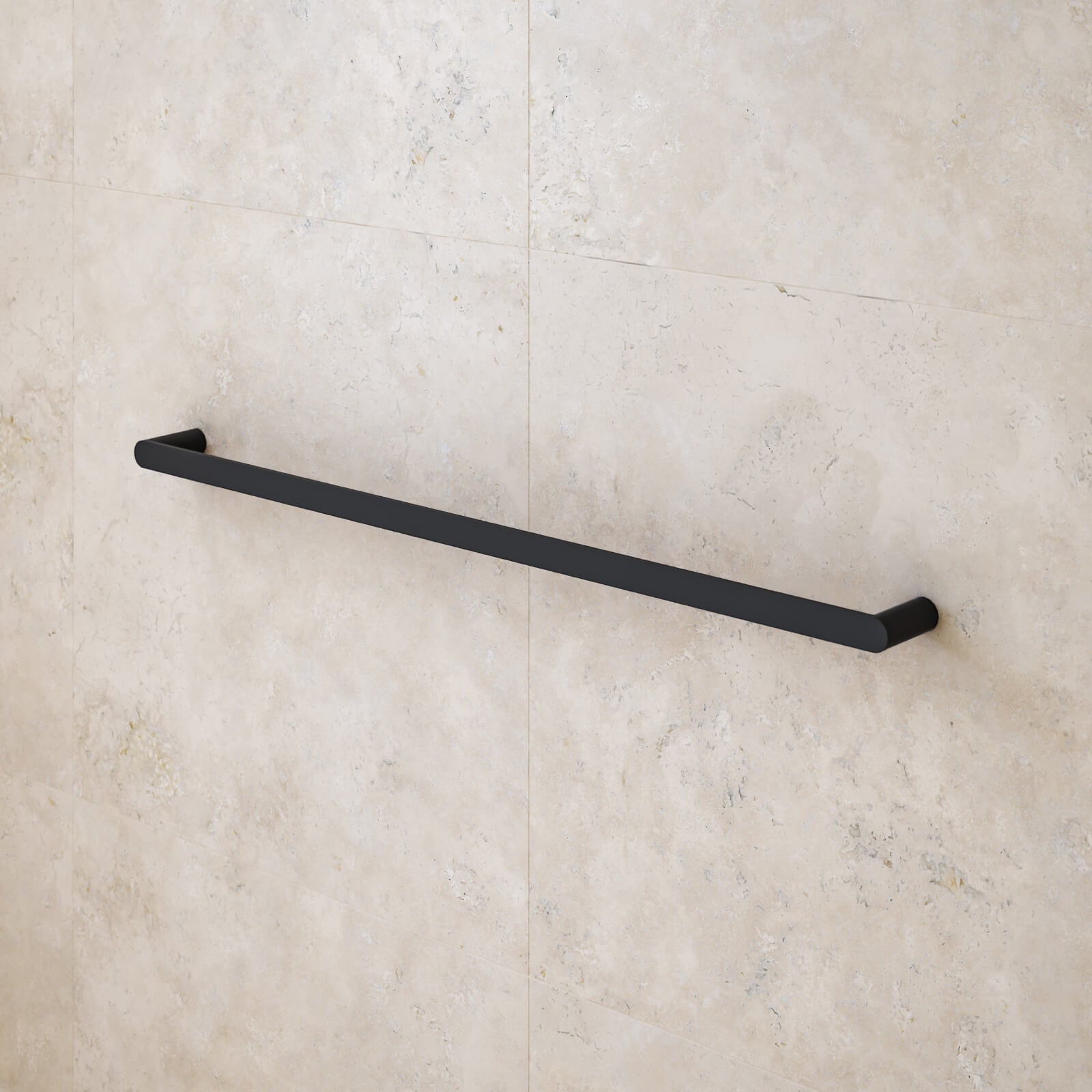 Caroma Urbane II Single Towel Rail 825mm Matte Black  | The Blue Space