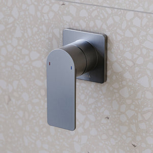 Caroma Urbane II Bath/Shower Mixer Square Gunmetal