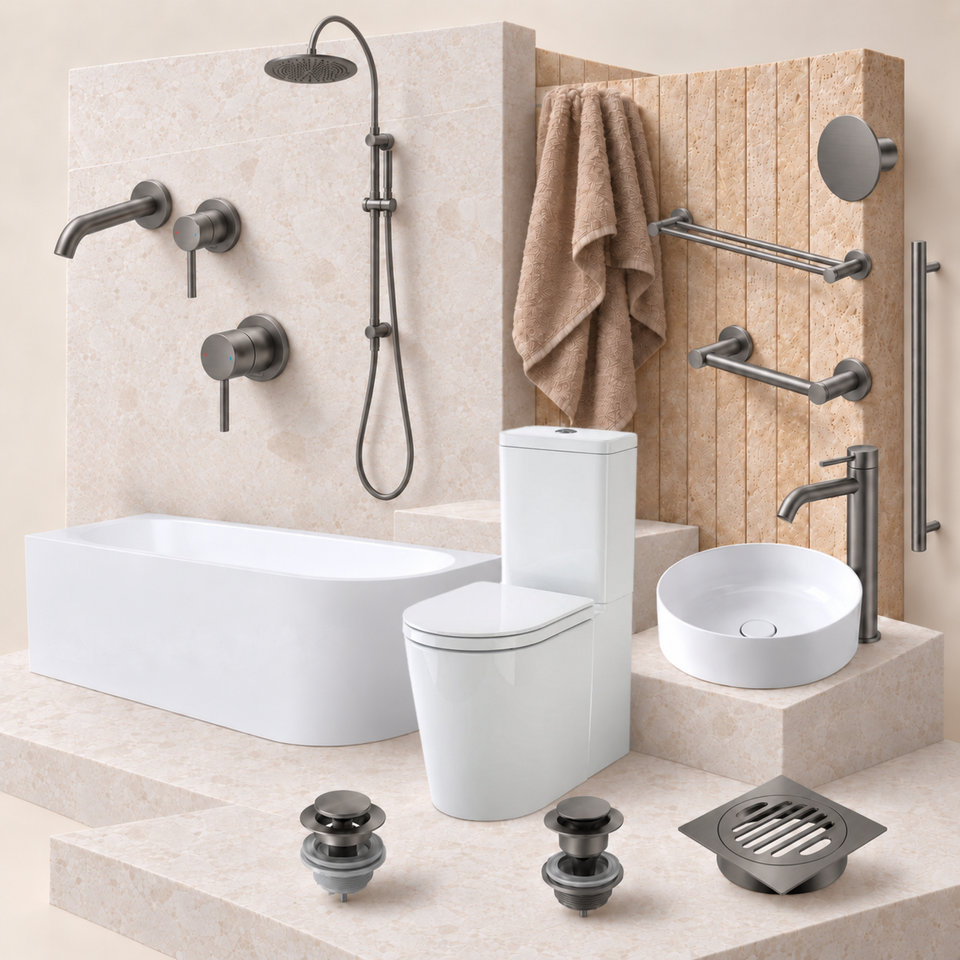 Caroma Liano II Gunmetal Package