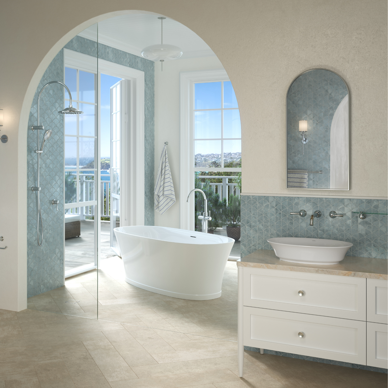 {"type":"root","children":[{"type":"paragraph","children":[{"type":"text","value":"Made for Four Iconic Bathroom Styles"}]}]}