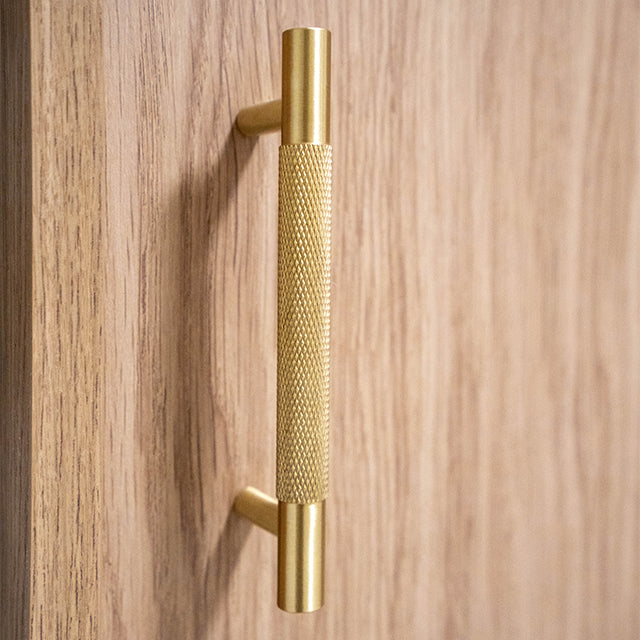 Lifestyle Castella Chelsea Pull Handle Satin Brass 128mm - The Blue Space