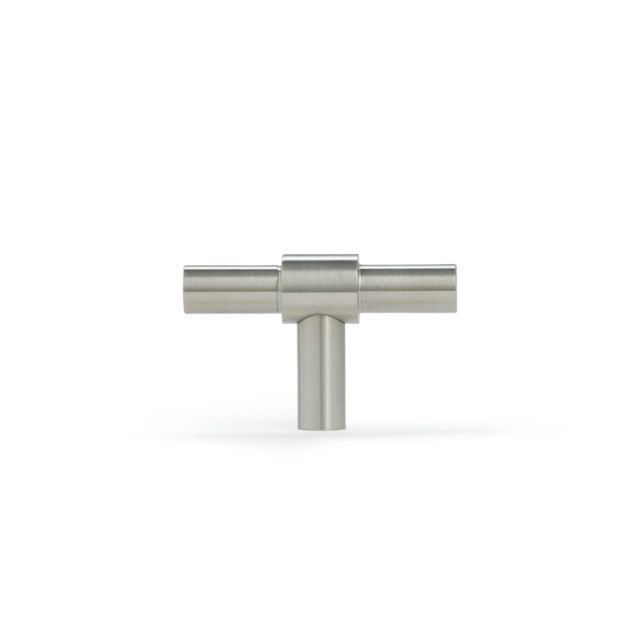 Front Castella Coast T-Knob Satin Stainless Steel 50mm 900.050.07 - The Blue Space