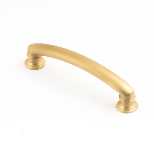 Castella Decade 102mm Ridged Handle Satin Brass 206.102.35S - The Blue Space