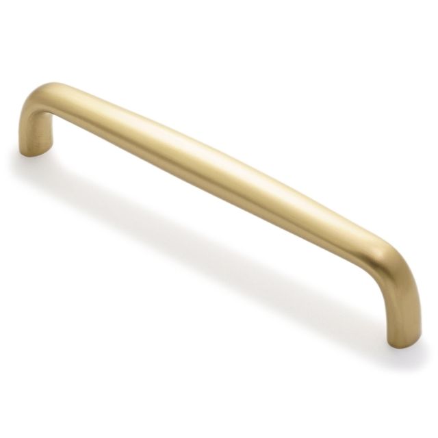 Castella Decade 254mm (10") Appliance Pull Satin Brass 208.254.35S - The Blue Space
