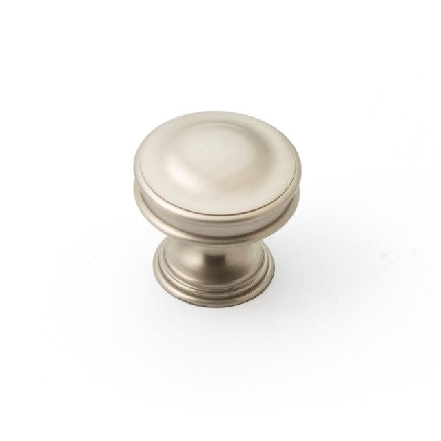 Castella Decade 35mm Dome Knob Dull Brushed Nickel