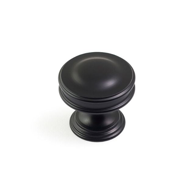 Castella Decade 35mm Dome Knob Matte Black 210.035.04 - The Blue Space