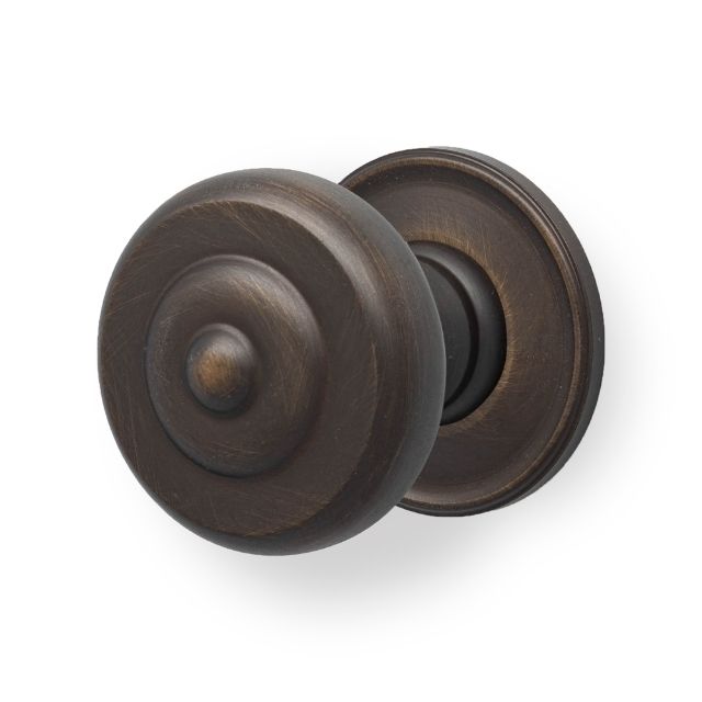 Castella Decade 38mm Knob & Backplate Bronze