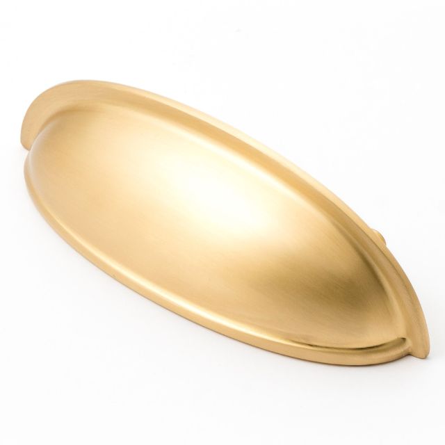 Castella Decade Cup Pull Satin Brass