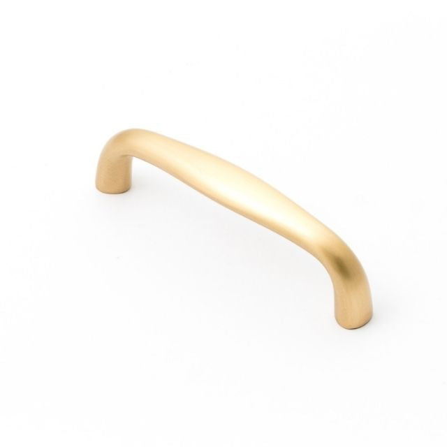 Castella Decade Pull Handle Satin Brass