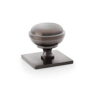 Castella Hastings 34mm Knob on Backplate Gunmetal PVD
