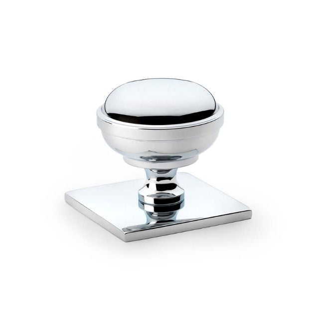 Castella Hastings 34mm Knob on Backplate Polished Chrome