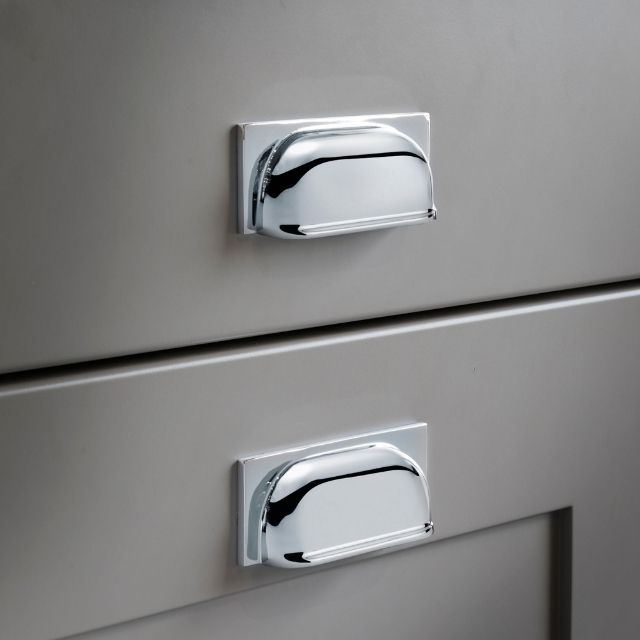 Lifestyle Castella Hastings 96mm Cup Pull Polished Chrome 802.096.06 - The Blue Space