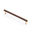 Castella Kereste 192mm Handle Walnut/Satin Brass 235.192.35S - The Blue Space