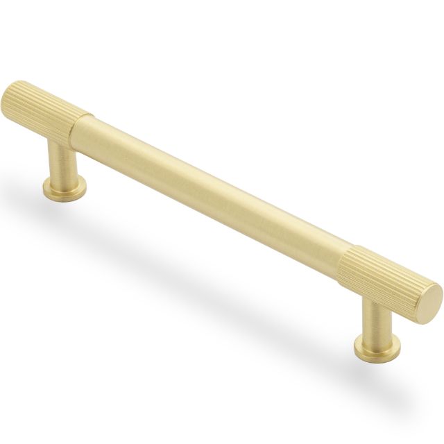 Castella Ridge Handle  Satin Brass