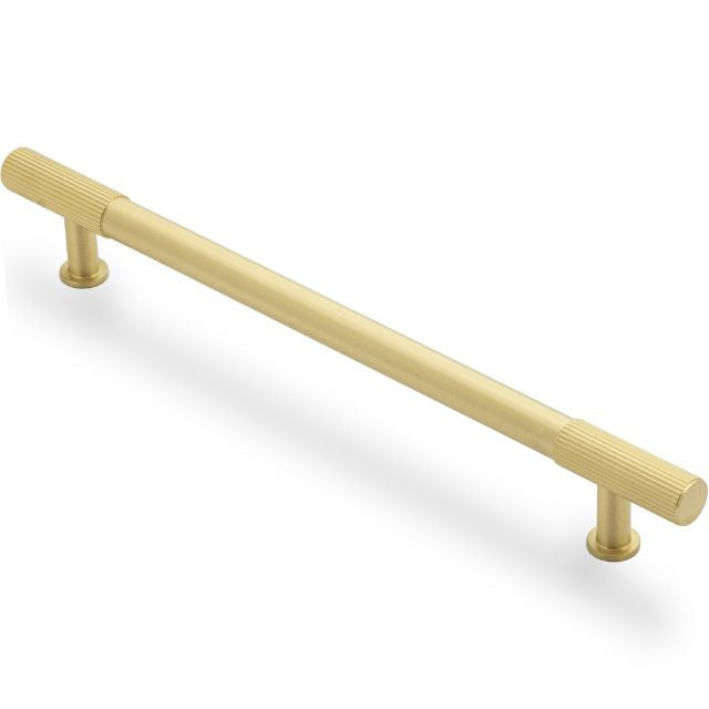 Castella Ridge Handle  Satin Brass