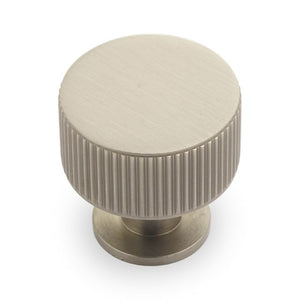 Castella Ridge 30mm Knob Dull Brushed Nickel