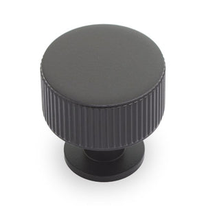 Castella Ridge 30mm Knob Matte Black