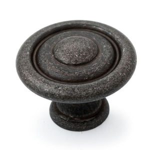 Castella Shaker 35mm Fluted Knob Antique Black