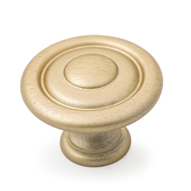 Castella Shaker 35mm Fluted Knob Matte Brushed Brass 106.035.35M - The Blue Space