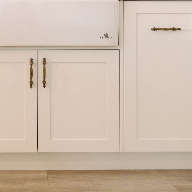 Lifestyle Castella Windsor 128mm Handle  Antique Brass 150.128.03 - The Blue Space