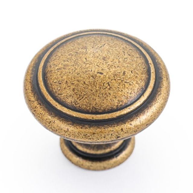 Castella Windsor 30mm Knob  Antique Brass