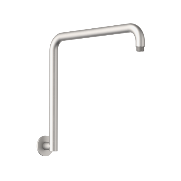 Clark Upswept Wall Arm 400mm - Brushed Nickel