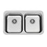 Clark Polar Double Bowl Overmount 0TH Kitchen Sink - The Blue Space