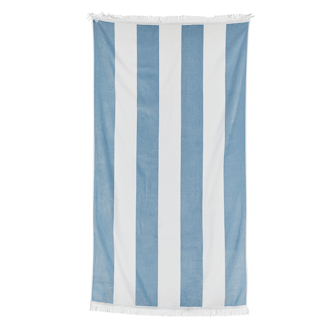Deborah Hutton Light Blue Plush Beach Towel