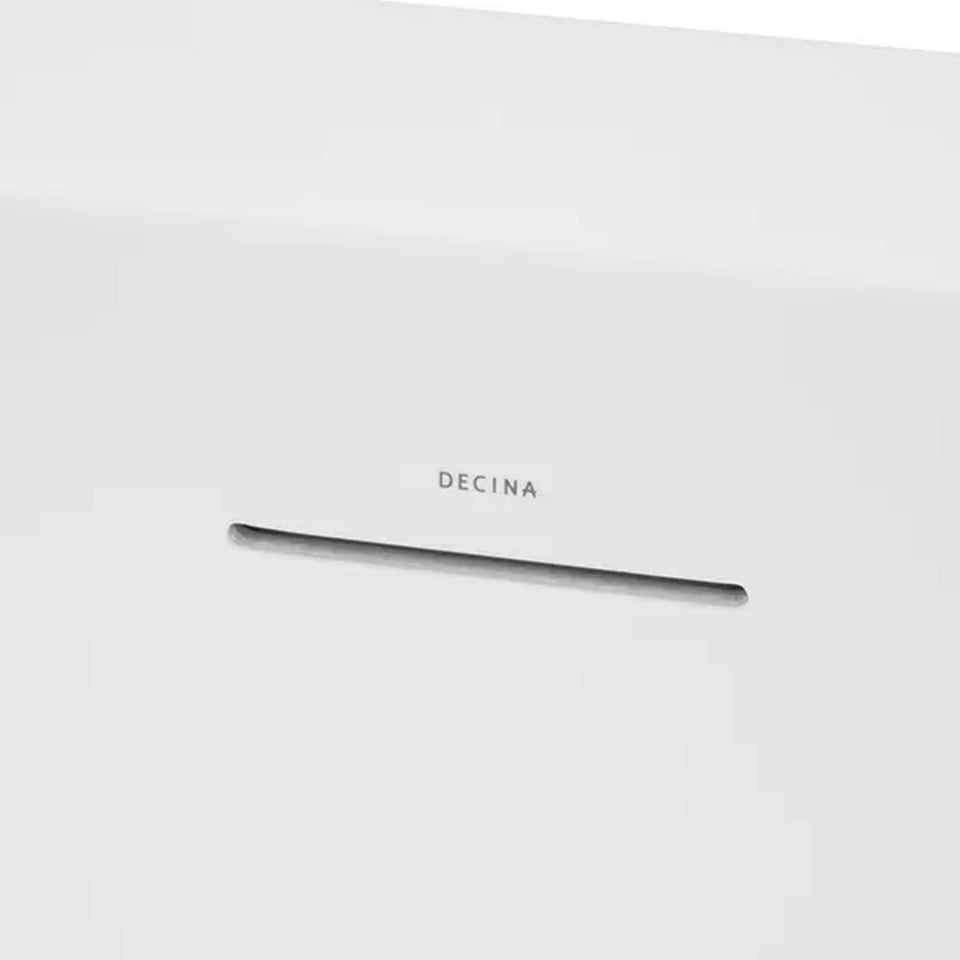Decina Alegra 1400 Back-To-Wall Freestanding Bath with Integrated Overflow