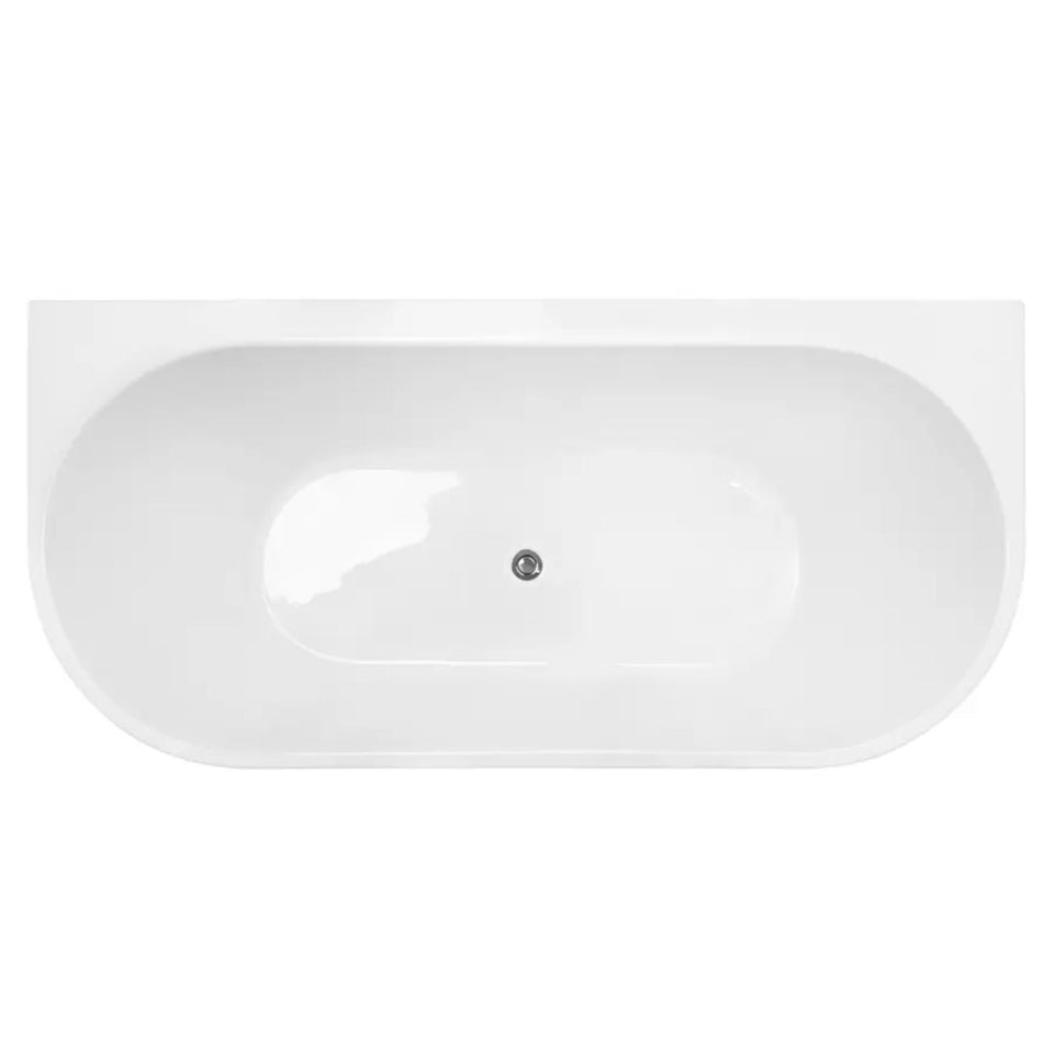 Decina Alegra 1500 Back-To-Wall Freestanding Bath
