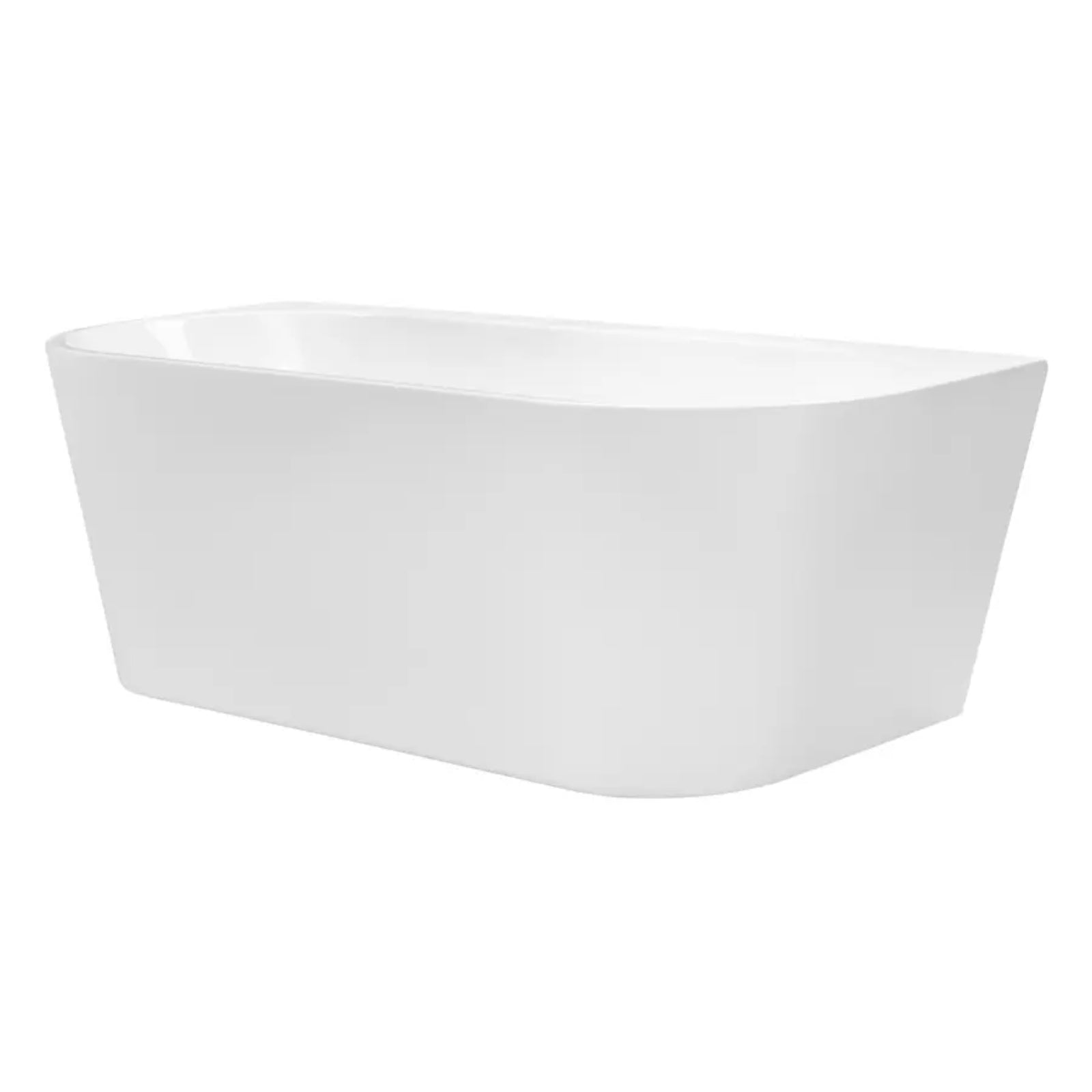 Angle Decina Alegra Back To Wall Freestanding Bath 1700mm AG1700W - The Blue Space