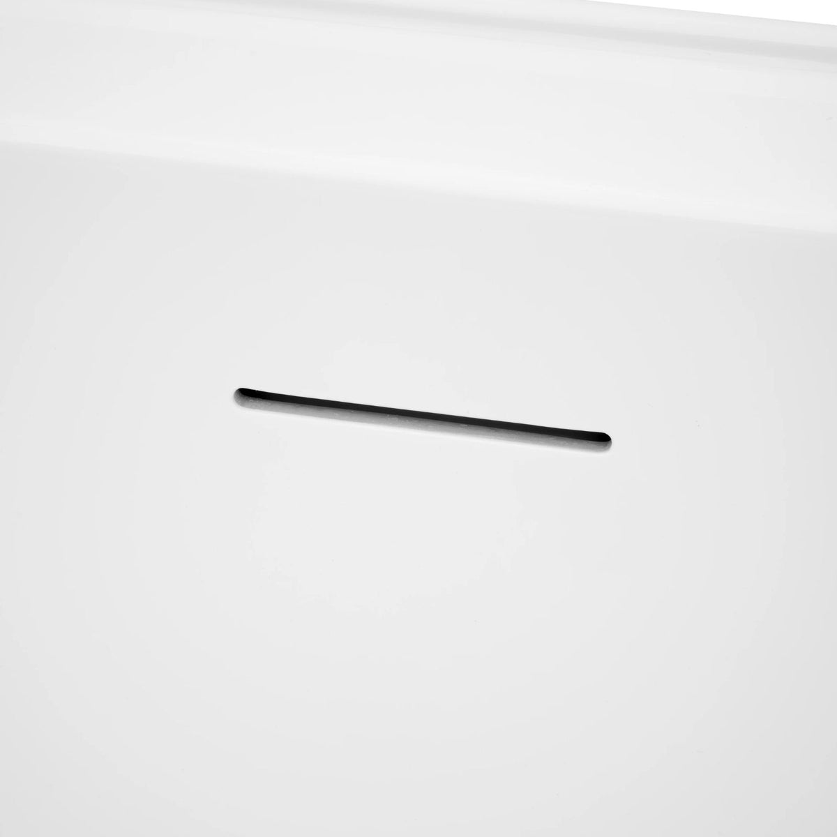 Close Decina Aria 1500 Back-To-Wall Freestanding Bath with Integrated Overflow AR1500WIO - The Blue Space
