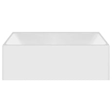 Front Decina Bianco Back-to-Wall / Corner Freestanding Bath 1400mm BI1400W - The Blue Space
