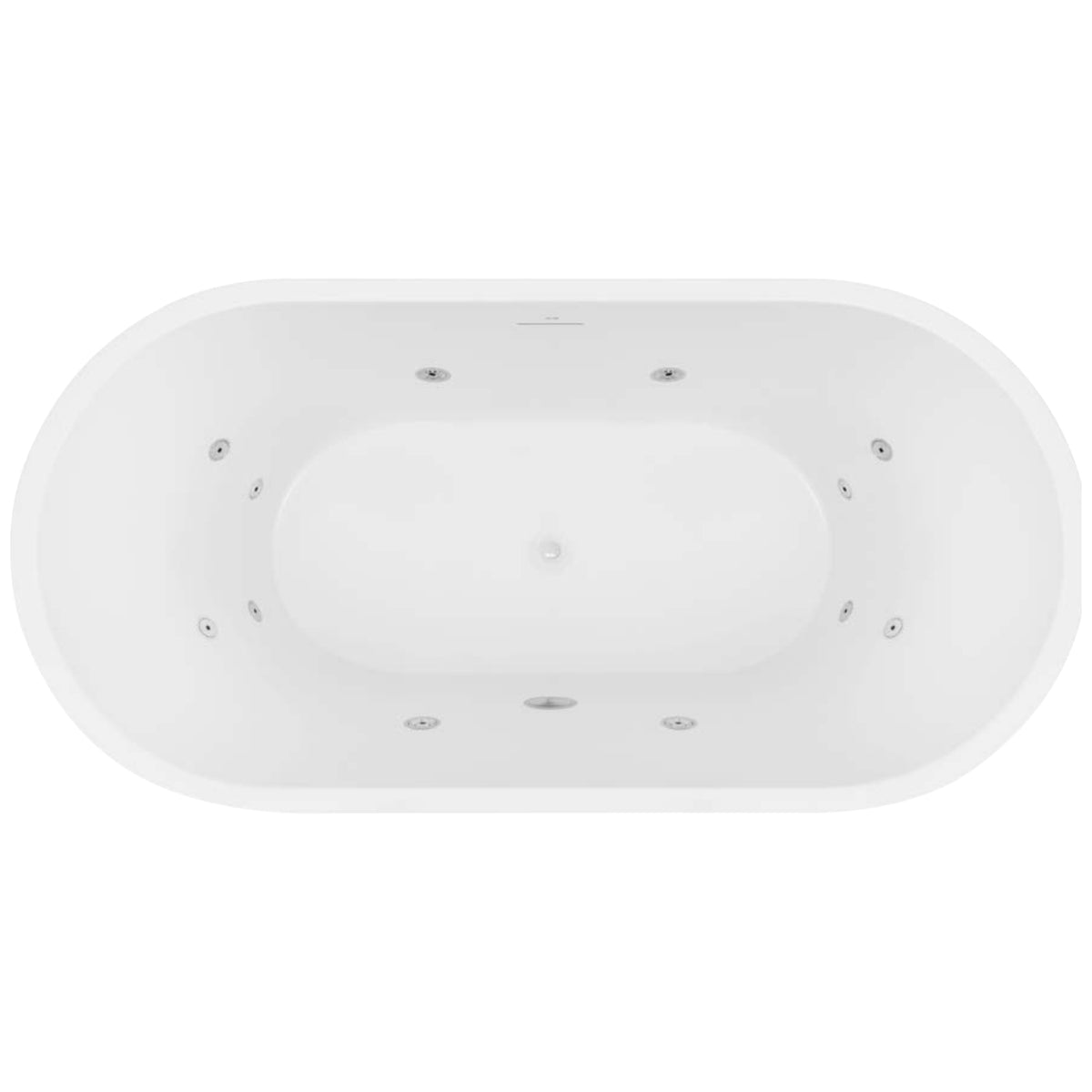 Top Decina Elisi Freestanding Contour Spa Bath 1700mm EI1700FSCNWIO - The Blue Space