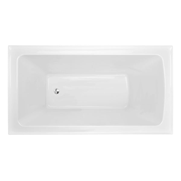 Decina Shenseki Compact Rectangle Inset Small Bath White 1395 & 1515 - The Blue Space