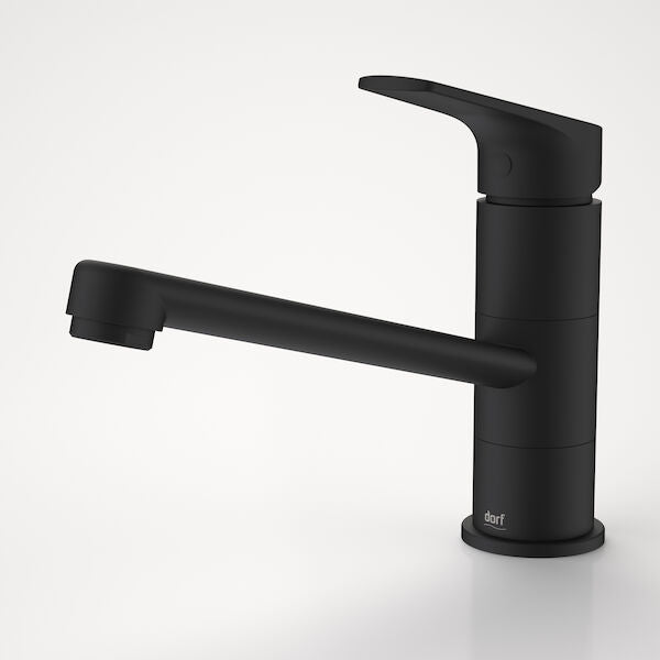 Dorf Kip Sink Mixer Black 872880B5AF - The Blue Space