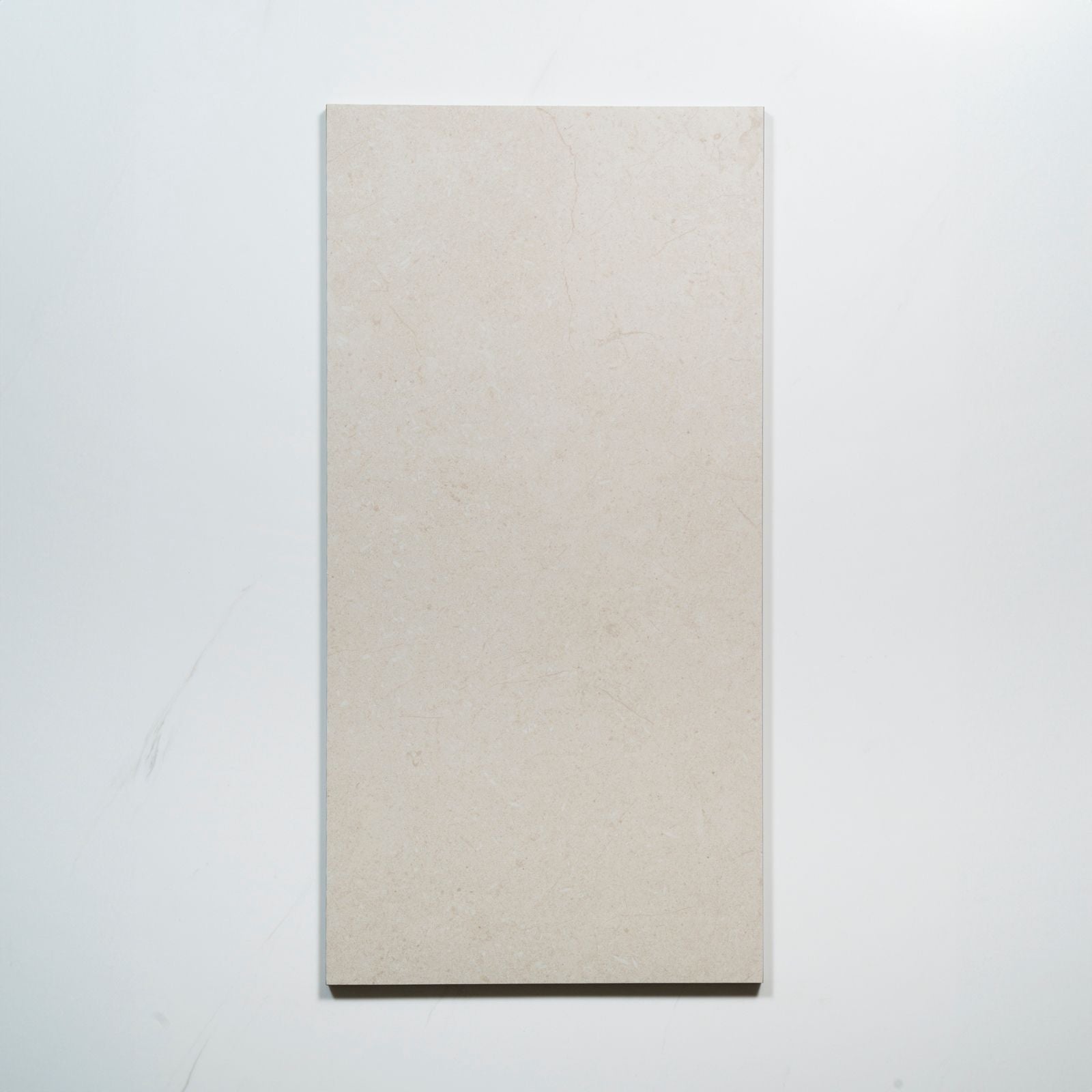 No Hand Drift Ivory Honed Porcelain Tile 300 x 600mm CREMAH1 - The Blue Space