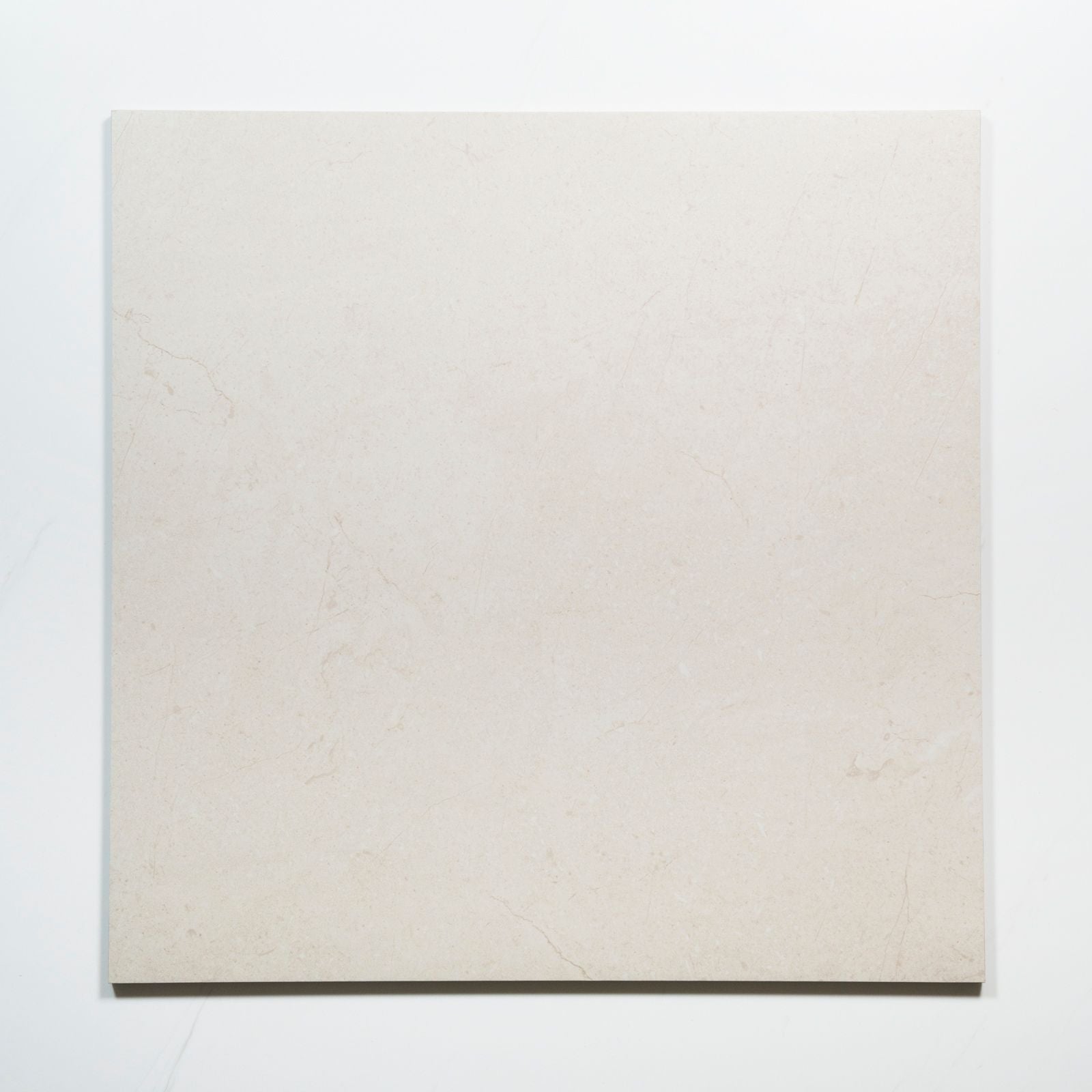 No Hand Drift Ivory Honed Porcelain Tile 600 x 600mm CREMAH2 - The Blue Space
